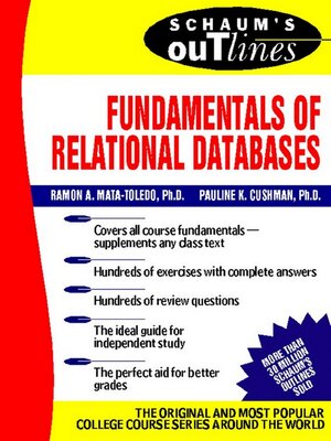 cover image of Fundamentals of Relational Databases